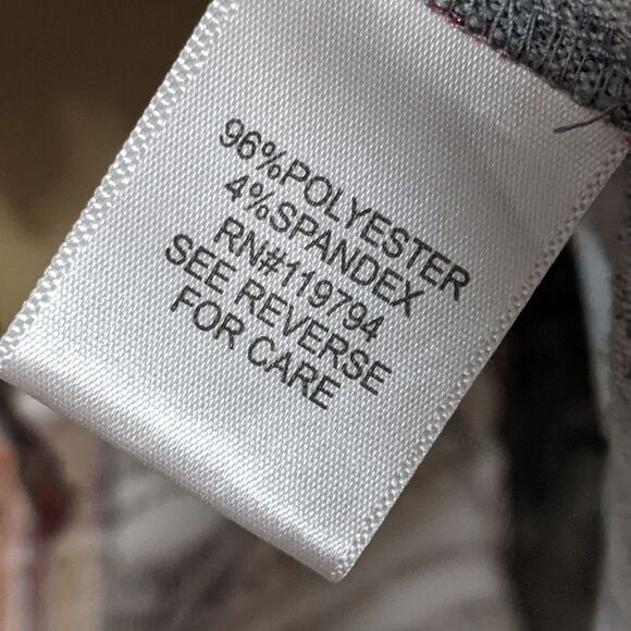 One World Melia Embellished beaded Striped Asymmetrical tunic top M - Picture 5 of 7